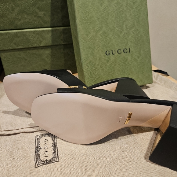 Gucci 80mm Horsebit mules 40 1/2 $920 - Picture 11 of 11